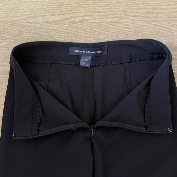 French Connection Women's Black Stretchy Dress Pants Size 2 - Picture 2 of 11